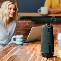 Owl Labs Meeting Owl 4 - Superior 360° Video Conferencing with 8 Microphones for Seamless Collaboration